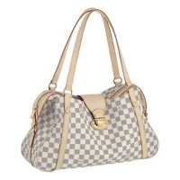 Сумка Louis Vuitton N42221 Stresa GM Shoulder Bag Damier Azur Canvas "White"