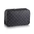 Косметичка Louis Vuitton N47521 Toilet Pouch GM Damier Graphite Canvas "Graphite"