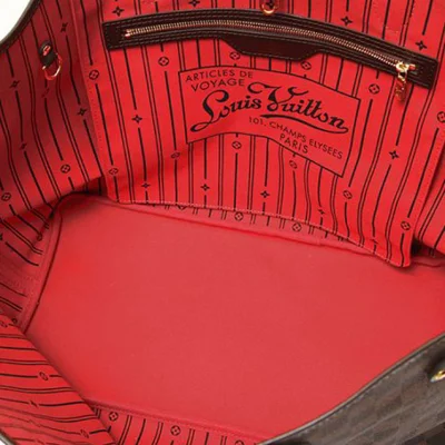 Сумка Louis Vuitton N51106 Neverfull GM Shoulder Bag Damier Ebene Canvas "Brown" фото № 7