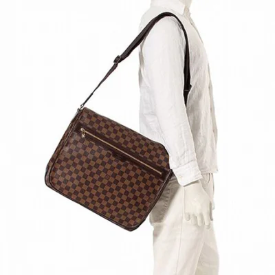 Сумка Louis Vuitton N58021 Spencer Messenger Bag Damier Ebene Canvas "Brown" фото № 10