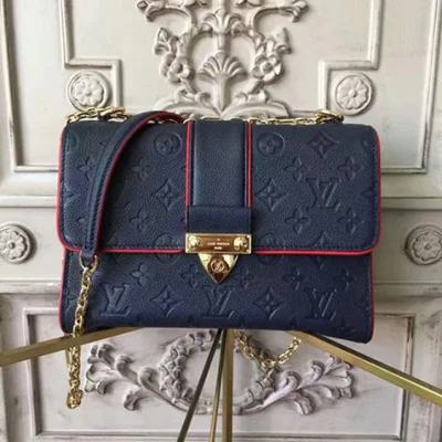 Сумка Louis Vuitton Saint Sulpice PM M43394 Monogram Empreinte Leather "Navy Blue" фото № 2