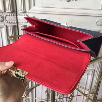 Сумка Louis Vuitton Saint Sulpice PM M43394 Monogram Empreinte Leather "Navy Blue" фото № 9