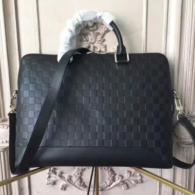 Портфель Louis Vuitton Avenue Soft Briefcase N41019 Damier Infini Leather "Black" фото № 4