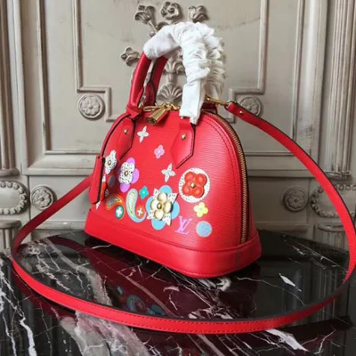 Сумка Louis Vuitton Alma BB M53513 Epi Leather "Red" фото № 3