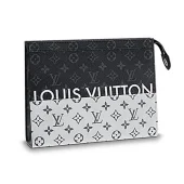 Клатч Louis Vuitton Pochette Voyage MM M63039 Monogram Eclipse "Black"