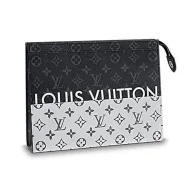 Клатч Louis Vuitton Pochette Voyage MM M63039 Monogram Eclipse "Black"