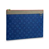 Клатч Louis Vuitton Monogram Canvas Pochette Apollo M63047 "Navy Blue"