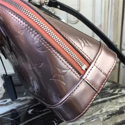 Сумка Louis Vuitton Monogram Vernis Alma BB M90485 "Pink" фото № 6