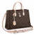 Сумка Louis Vuitton Monogram Canvas Flower Tote M43551 "Brown"