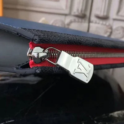 Клатч Louis Vuitton Pochette Voyage MM M62912 Epi Leather "Navy Blue" фото № 6