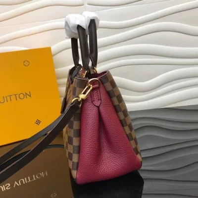 Сумка Louis Vuitton Brittany N44050 Damier Ebene Canvas Lie De Vin "Brown" фото № 3