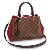 Сумка Louis Vuitton Brittany N44050 Damier Ebene Canvas Lie De Vin "Brown"