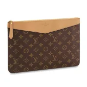 Клатч Louis Vuitton M64591 Daily Pouch Monogram Canvas Sesame "Brown"