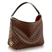 Сумка Louis Vuitton Delightful PM N41459 Damier Ebene Canvas "Brown"