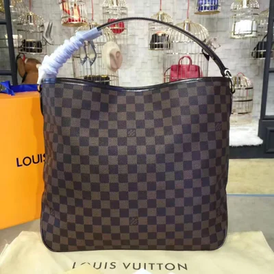 Сумка Louis Vuitton Delightful PM N41459 Damier Ebene Canvas "Brown" фото № 4