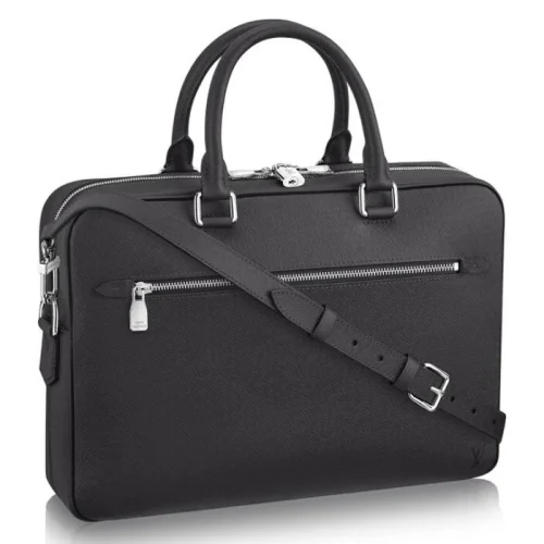 Портфель Louis Vuitton Porte-Documents Business M30643 Taiga Leather "Black"