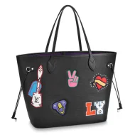 Сумка Louis Vuitton Neverfull MM M52729 Epi Leather "Black"