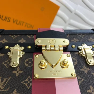 Сумка Louis Vuitton Petite Malle M43872 Monogram Canvas "Brown" фото № 6