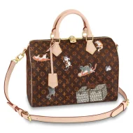 Сумка Louis Vuitton Speedy 30 Bandouliere M44401 Monogram Canvas "Brown"