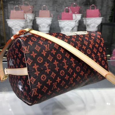 Сумка Louis Vuitton Speedy 30 Bandouliere M44401 Monogram Canvas "Brown" фото № 7