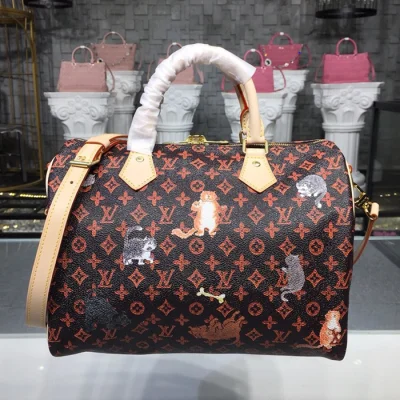 Сумка Louis Vuitton Speedy 30 Bandouliere M44401 Monogram Canvas "Brown" фото № 4