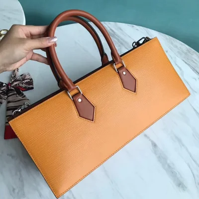 Сумка Louis Vuitton Sac Tricot M52805 Epi Leather Safran Yellow "Brown" фото № 3 Сумка Louis Vuitton Sac Tricot M52805 Epi Leather Safran Yellow "Brown" фото № 3