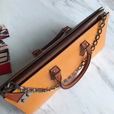 Сумка Louis Vuitton Sac Tricot M52805 Epi Leather Safran Yellow "Brown" фото № 7 Сумка Louis Vuitton Sac Tricot M52805 Epi Leather Safran Yellow "Brown" фото № 7