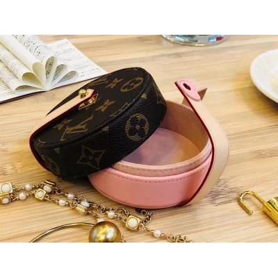 Шкатулка Louis Vuitton Lock Me Box PM GI0353 Monogram Canvas Pink "Brown" фото № 7