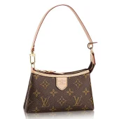 Сумка Louis Vuitton Mini Pochette Delightful M40309 Monogram Canvas "Brown"