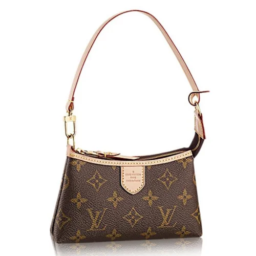 Сумка Louis Vuitton Mini Pochette Delightful M40309 Monogram Canvas "Brown"