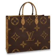 Сумка Louis Vuitton Onthego M44576 Monogram Coated Canvas "Brown"