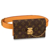 Сумка Louis Vuitton S Lock Belt Pouch PM M44667 Monogram Canvas "Brown"