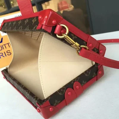 Сумка Louis Vuitton M40274 Petite Malle Crossbody Bag Monogram Canvas "Brown" фото № 10