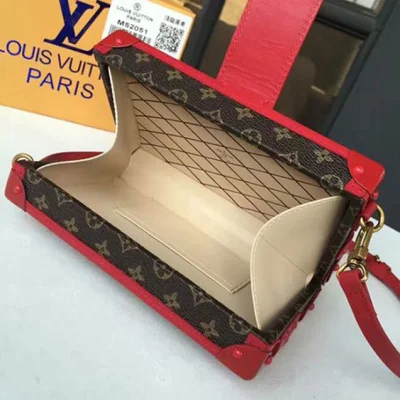 Сумка Louis Vuitton M40274 Petite Malle Crossbody Bag Monogram Canvas "Brown" фото № 9