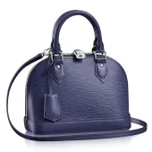 Сумка Louis Vuitton M40855 Alma BB Tote Bag Epi Leather "Navy Blue"