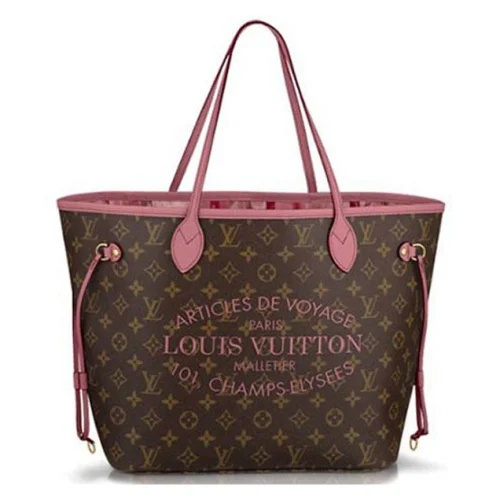 Сумка Louis Vuitton M40939 Neverfull MM Shoulder Bag Monogram Canvas "Brown"
