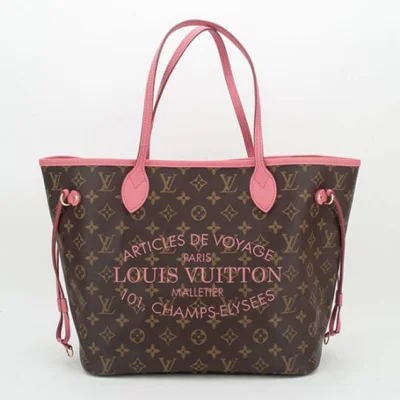 Сумка Louis Vuitton M40939 Neverfull MM Shoulder Bag Monogram Canvas "Brown" фото № 2