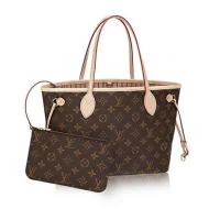 Сумка Louis Vuitton M41000 Neverfull PM Shoulder Bag Monogram Canvas "Brown"