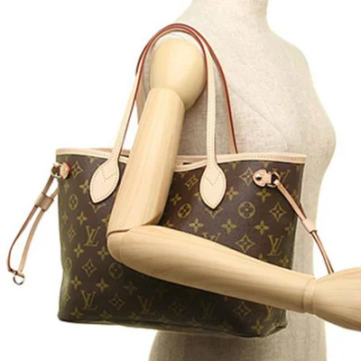 Сумка Louis Vuitton M41000 Neverfull PM Shoulder Bag Monogram Canvas "Brown" фото № 10