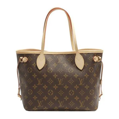 Сумка Louis Vuitton M41000 Neverfull PM Shoulder Bag Monogram Canvas "Brown" фото № 4