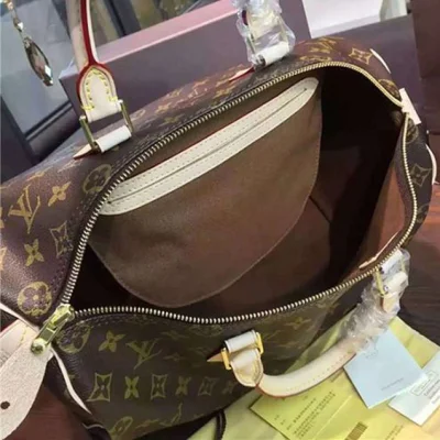 Сумка Louis Vuitton M41107 Speedy 35 Tote Bag Monogram Canvas "Brown" фото № 10