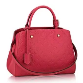 Сумка Louis Vuitton M41308 Montaigne MM Tote Bag Monogram Empreinte Leather "Red"