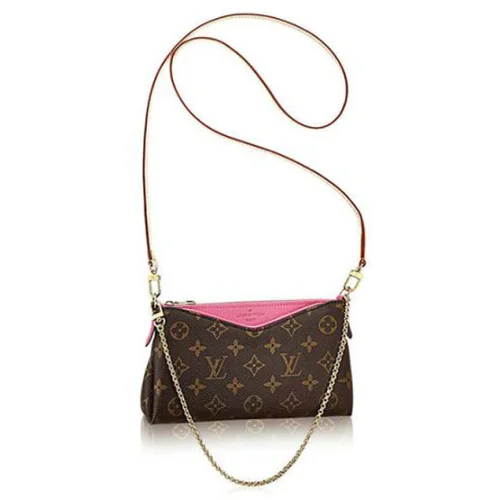 Сумка Louis Vuitton M41483 Pallas Clutch Crossbody Bag Monogram Canvas "Brown"