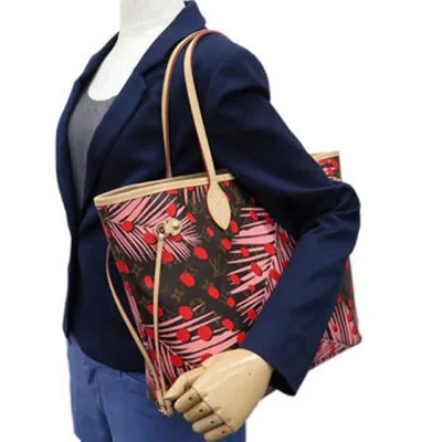 Сумка Louis Vuitton M41979 Neverfull MM Shoulder Bag Monogram Canvas "Brown" фото № 8