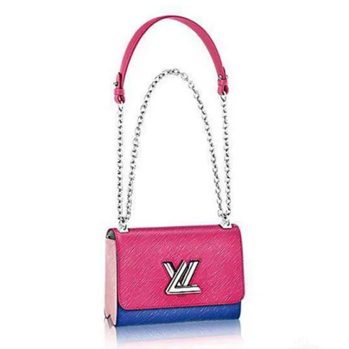 Сумка Louis Vuitton M42359 Twist MM Shoulder Bag Epi Leather "Pink"