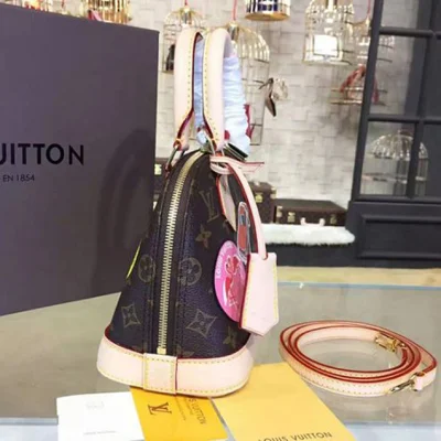 Сумка Louis Vuitton M43230 Alma BB Tote Bag Monogram Canvas "Brown" фото № 3