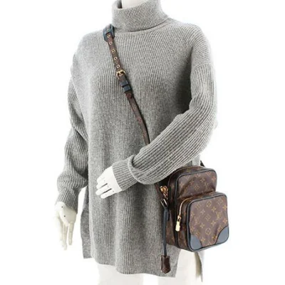 Сумка Louis Vuitton M45233 Amazone Slate Messenger Bag Monogram Canvas "Brown" фото № 10