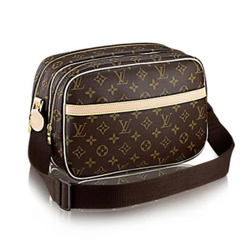 Сумка Louis Vuitton M45254 Reporter PM Messenger Bag Monogram Canvas "Brown"