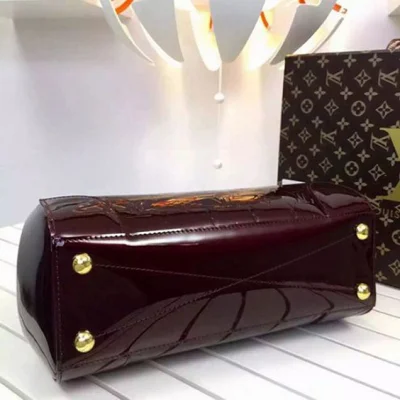 Сумка Louis Vuitton M50423 Santa Monica Tote Bag Monogram Vernis "Chocolate" фото № 6