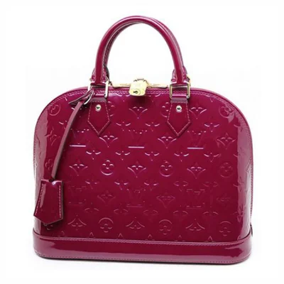 Сумка Louis Vuitton M50561 Alma PM Tote Bag Monogram Vernis "Purple" фото № 2